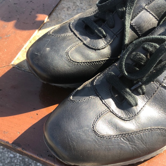 🚨B2G1 PIKOLINOS Black Blue Leather Sneakers - Picture 3 of 7